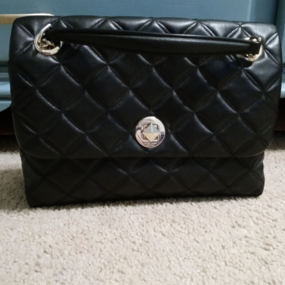 Kate Spade Black Quilted Handbag